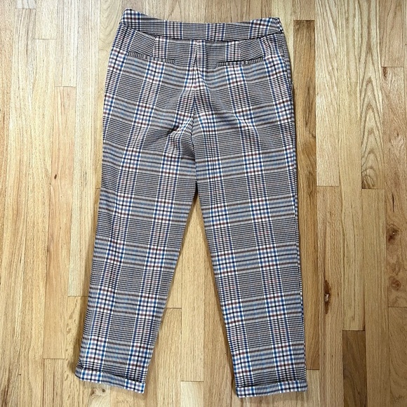 ANTHROPOLOGIE malcolm plaid tapered trouser pants dark academia menswear size 10 - Picture 11 of 11